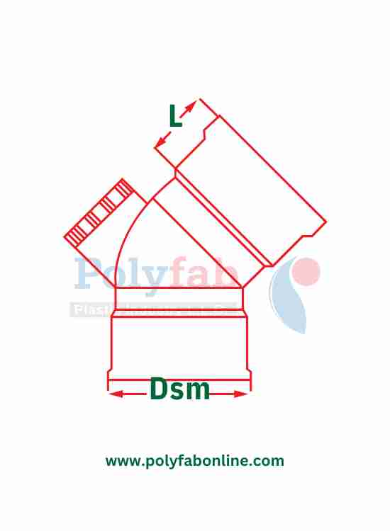 Access Elbow 45deg S/W