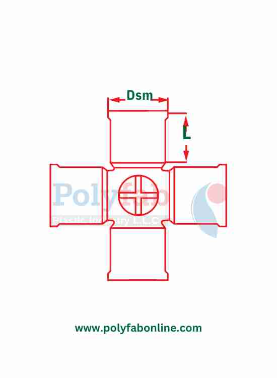 Access Double Tee 90deg S/W