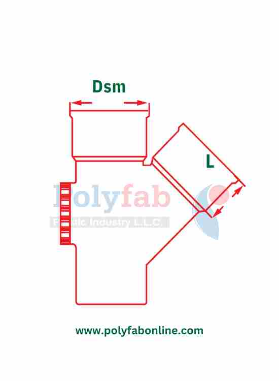 Access Y-Branch 45deg S/W